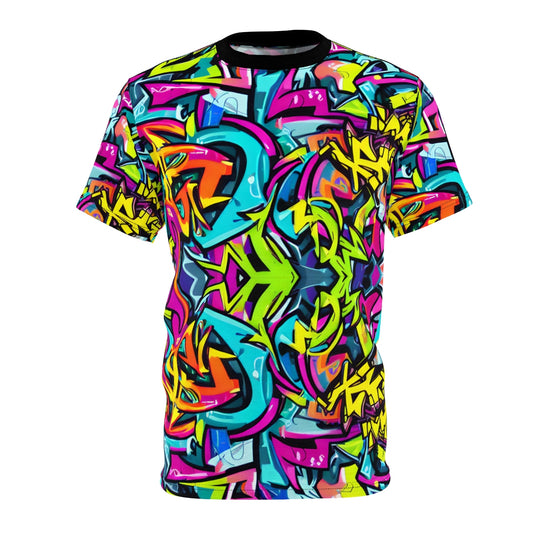 Unleash Your Inner Street Artist: All-Over Print T-Shirts with Graffiti Style