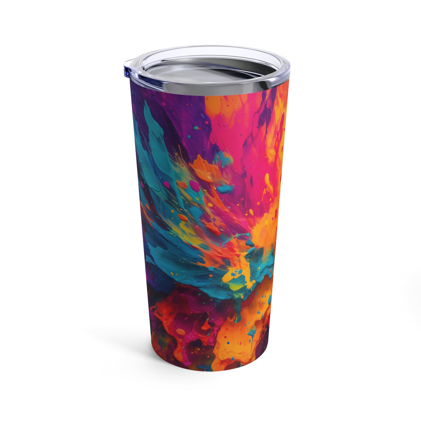 Colorful Paint Splash, Paint Splash Art, Abstract Art, Tumbler 20oz