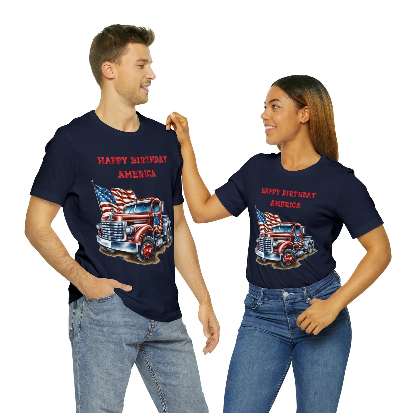 4th of July, American Track, USA, America's Day,  Unisex Jersey Short Sleeve Tee