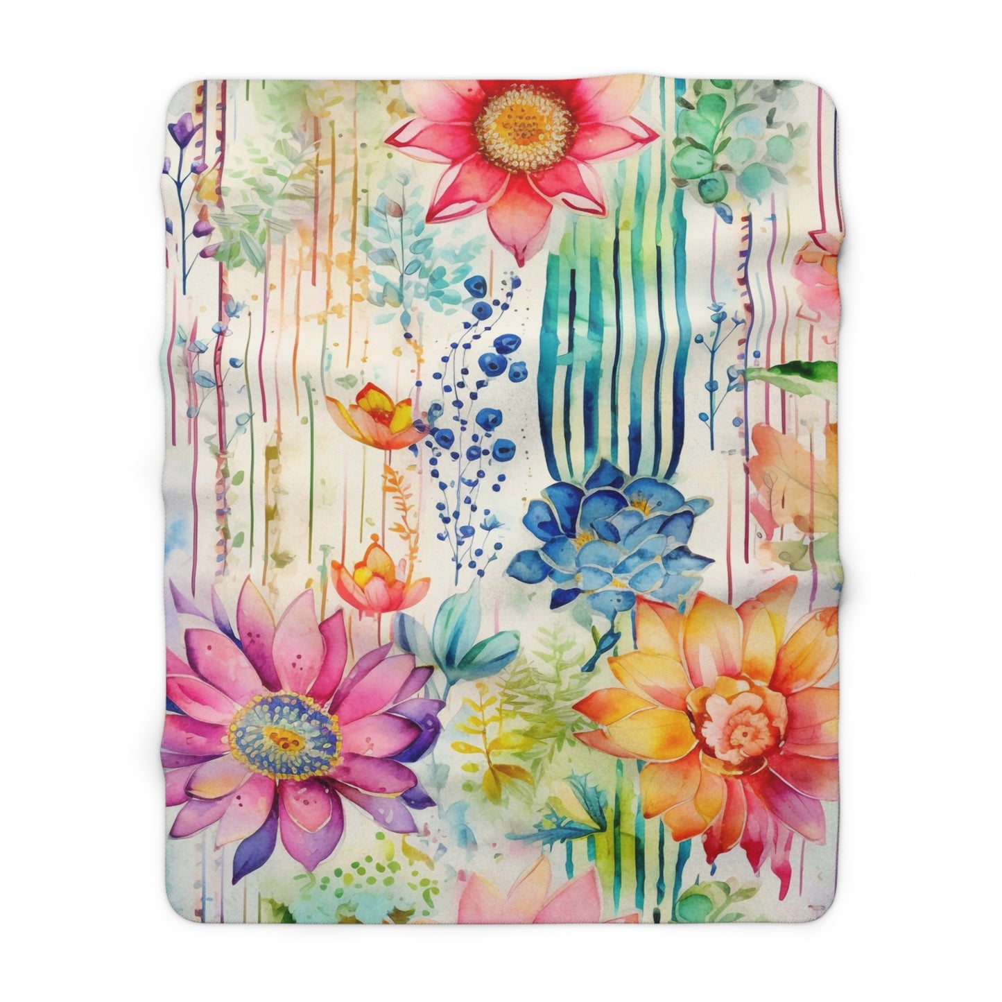 Cactus Design Art, Cactus Style, Cactus Flowers, Sherpa Fleece Blanket