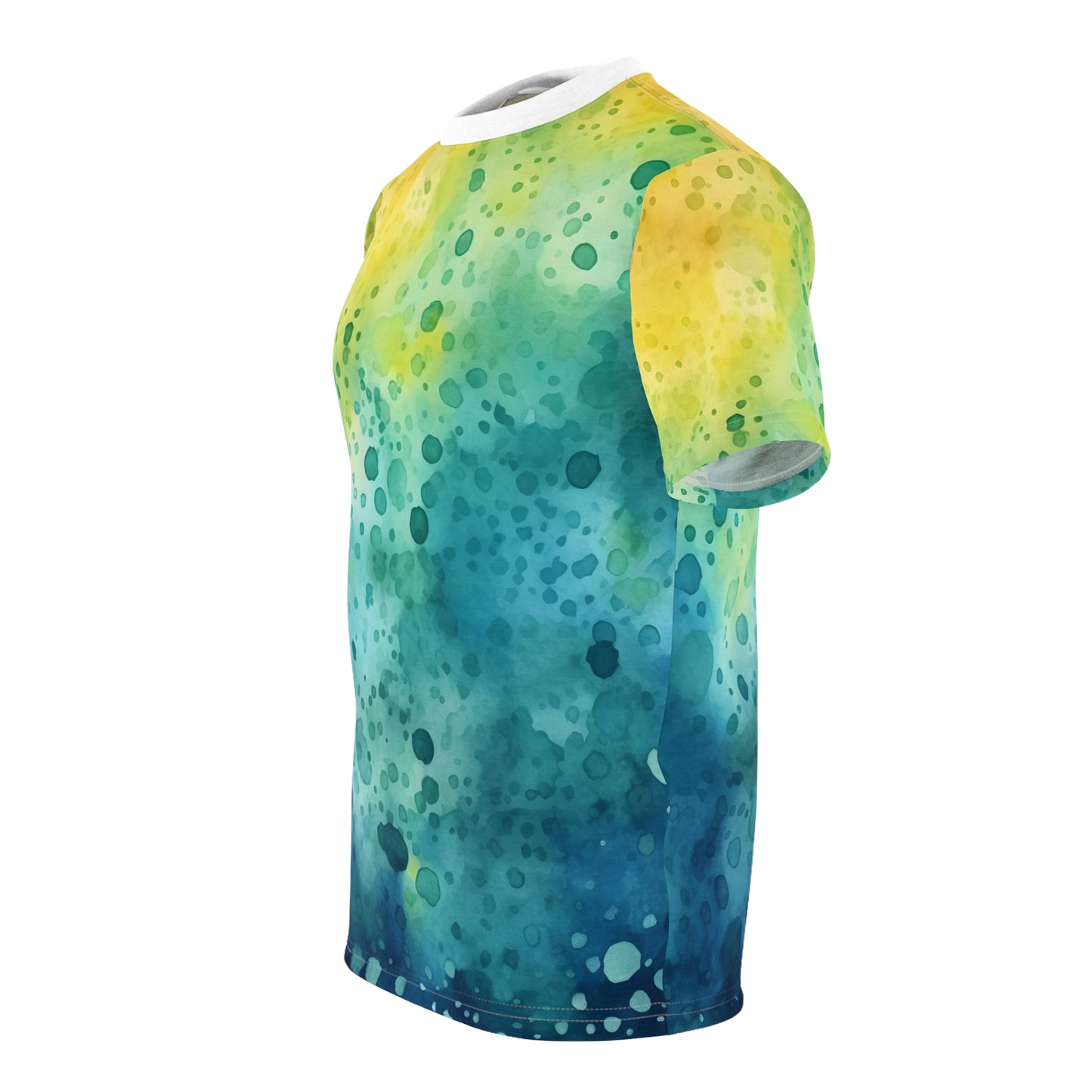 Abstract Style, Colors Design, Bubbles, Unisex Cut & Sew Tee