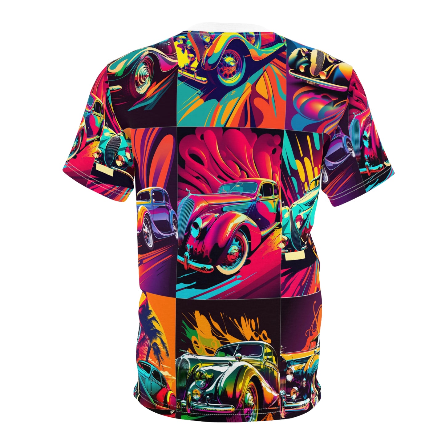 Abstract Style, Classic Cars, Retro Cars, Unisex Cut & Sew Tee