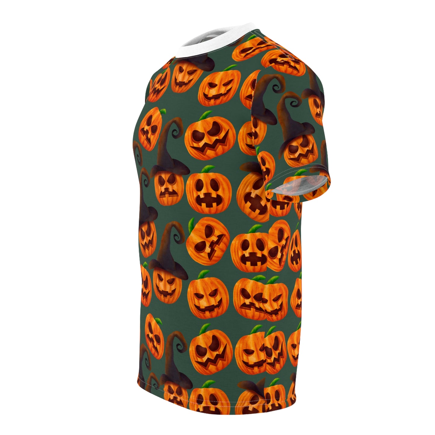 Halloween Designs, Abstract Style, Spooky Style, Unisex Cut & Sew Tee