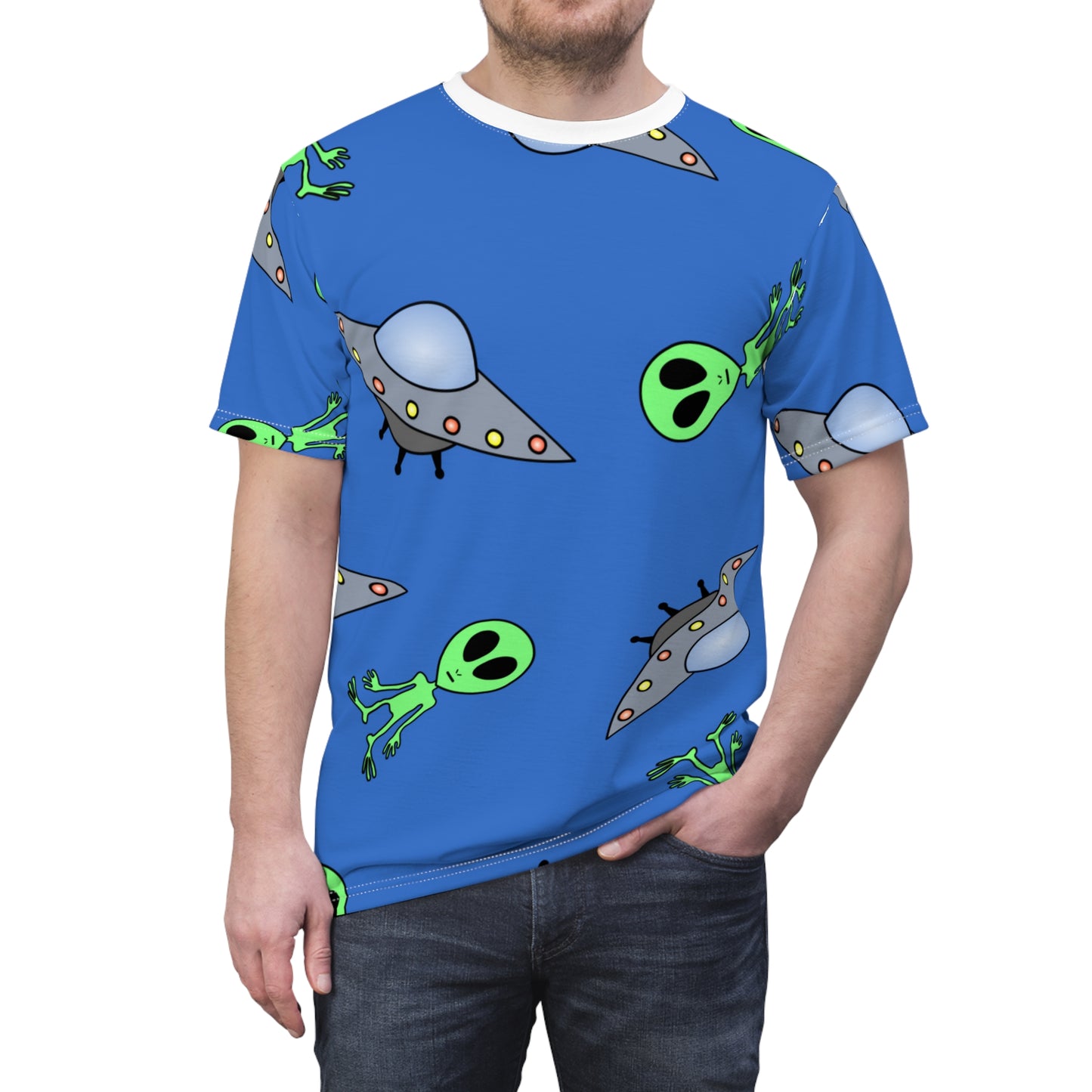 Aliens and UFO, Aliens Style, Aliens Art, Abstract Style, Mars Project, Unisex Tee