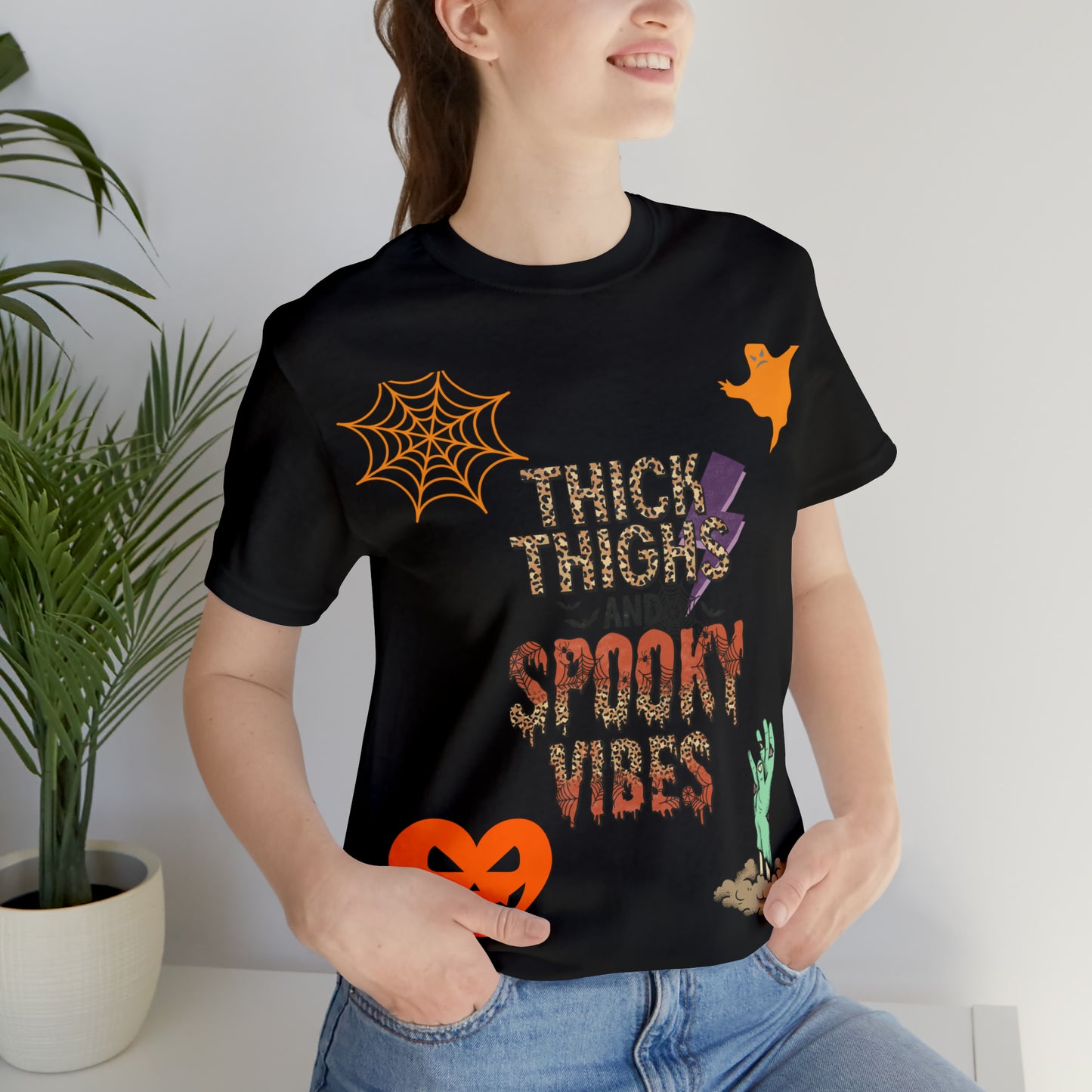 Halloween Design,  Spooky Halloween, Unisex Jersey Short Sleeve Tee