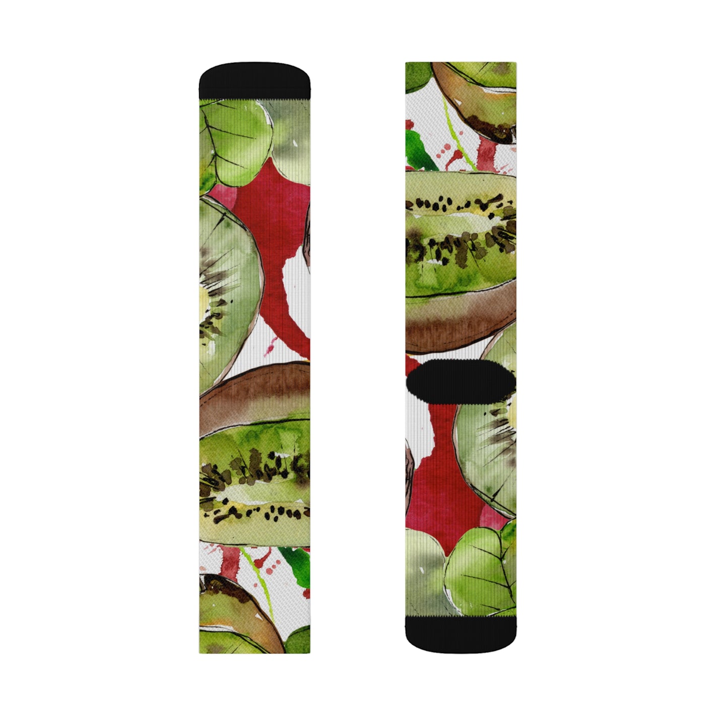 All Over Print Socks, Abstract Style, Fruits Design