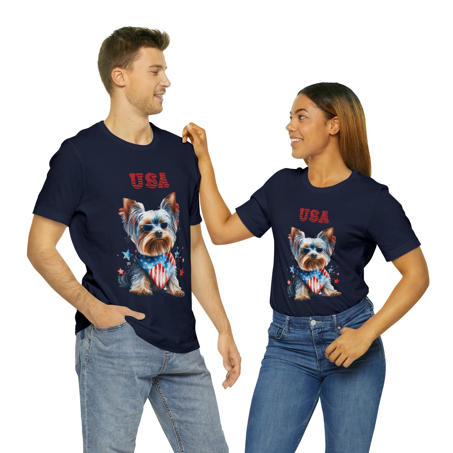 4th of July, USA style, America's Day, Unisex Jersey Short Sleeve Tee