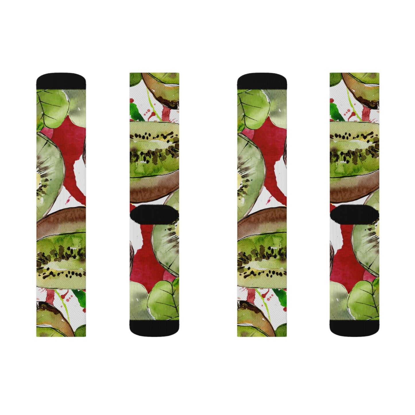 All Over Print Socks, Abstract Style, Fruits Design