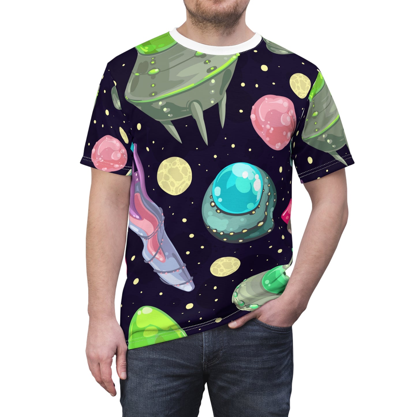 Aliens and UFOs, Aliens Style, Aliens Art, Abstract Style, Mars Project, Unisex Tee