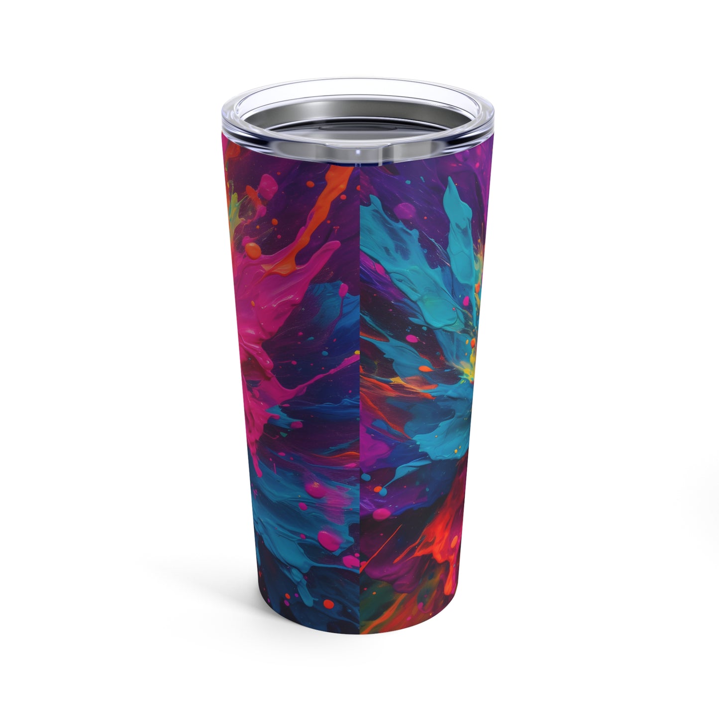 Colorful Paint Splash, Paint Splash Art, Abstract Art, Tumbler 20oz