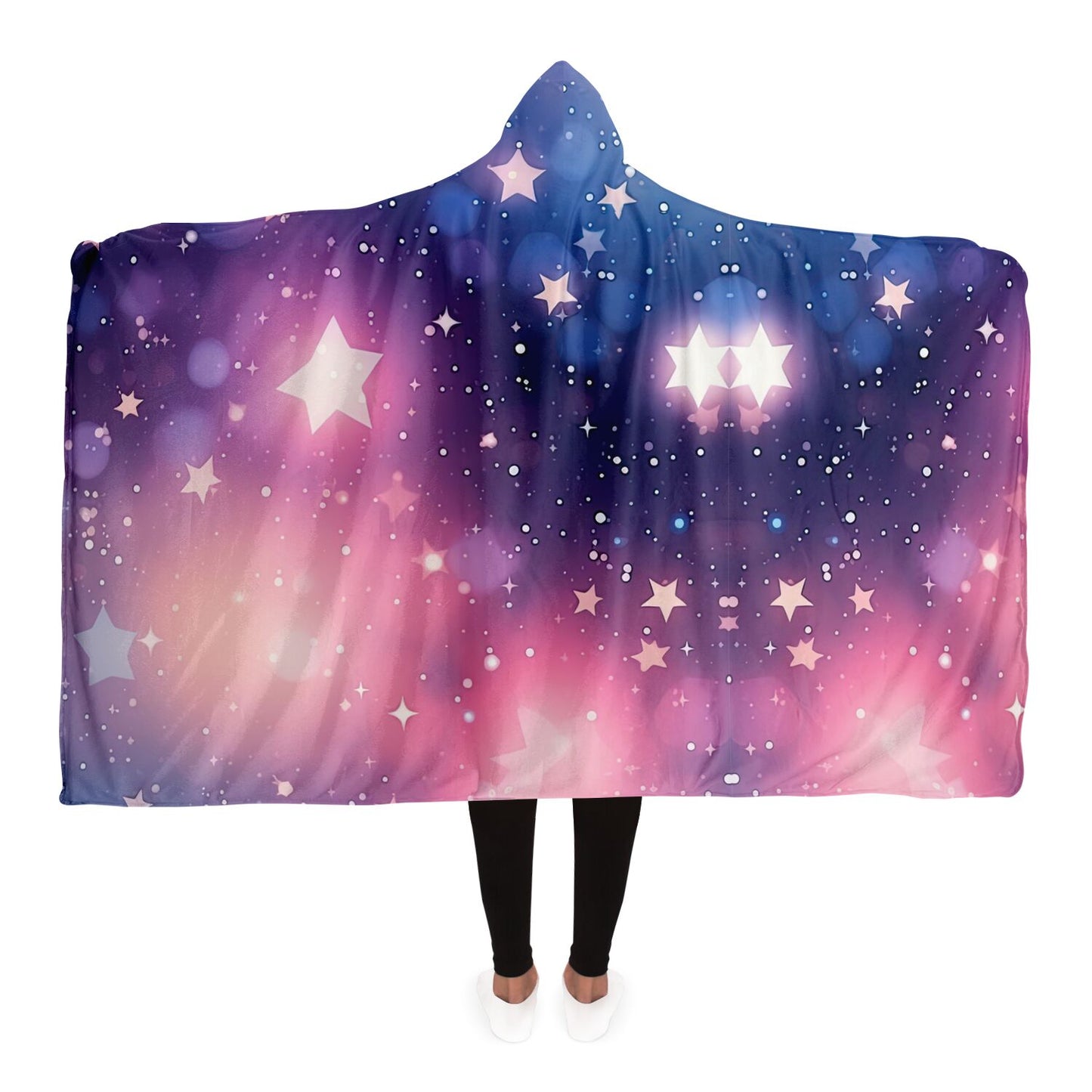 Hooded Blanket, Stars Design, Stars Style, Stars Art