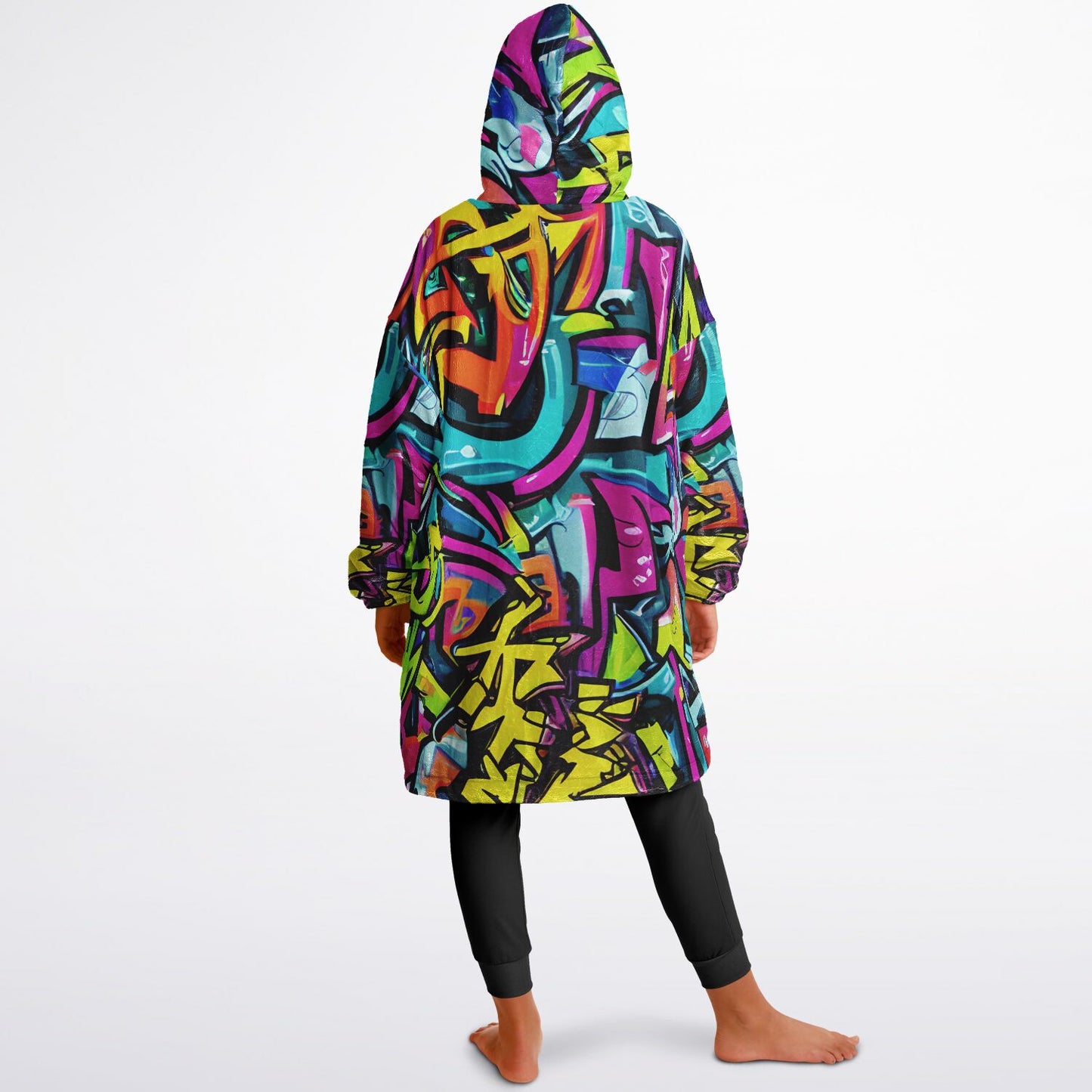 Youth Reversible Snug Hoodie, Graffiti Design, Abstract Art, Graffiti Art, Urban Art