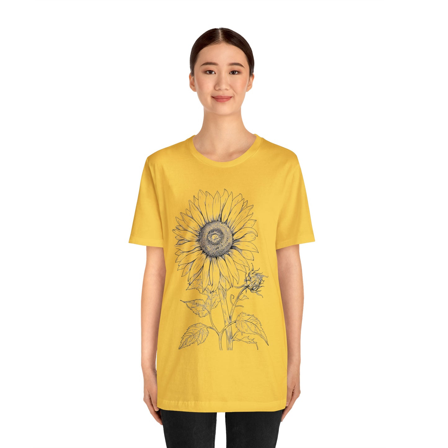 Sunflower Style, Summer Style,  Unisex Jersey Short Sleeve Tee