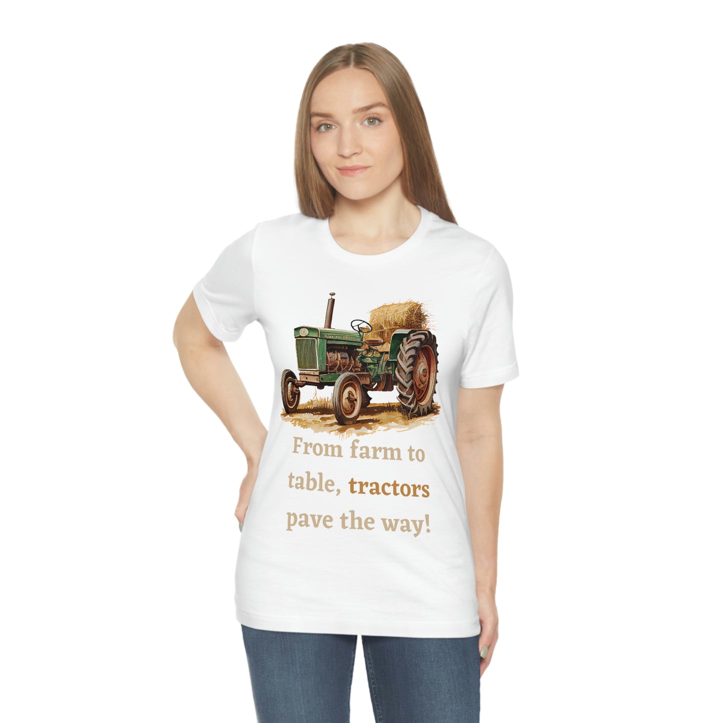 Tractors, Farmer land,  Short Sleeve Tee