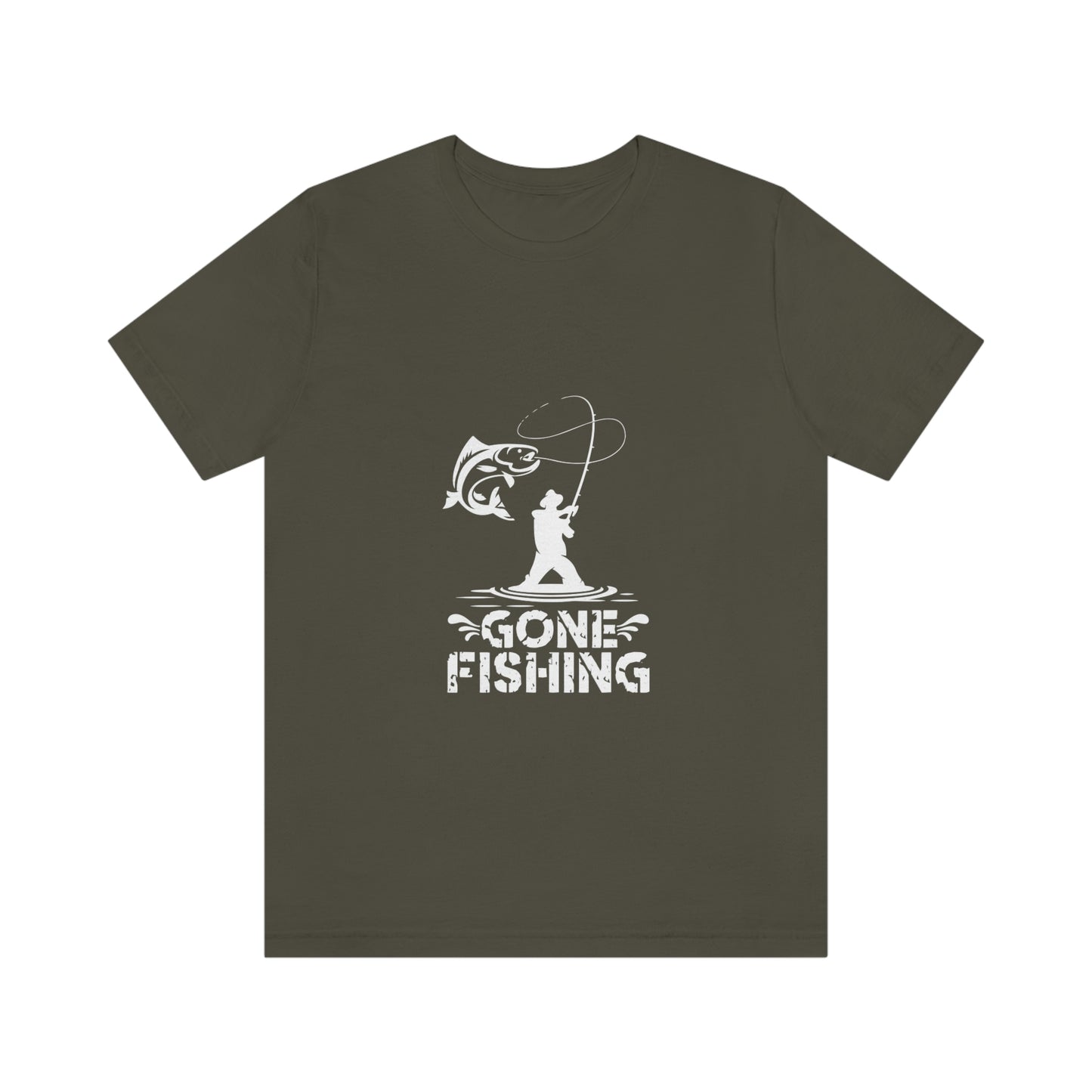 Gone Fishing, Fishing Style,  Short Sleeve Tee