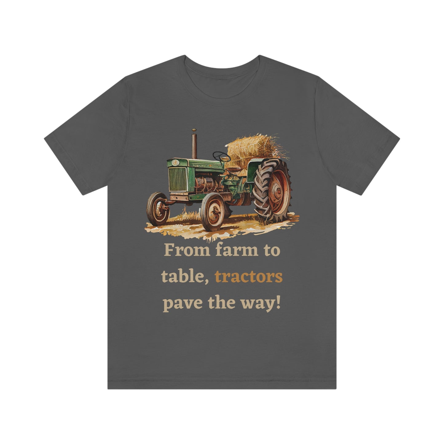 Tractors, Farmer land,  Short Sleeve Tee