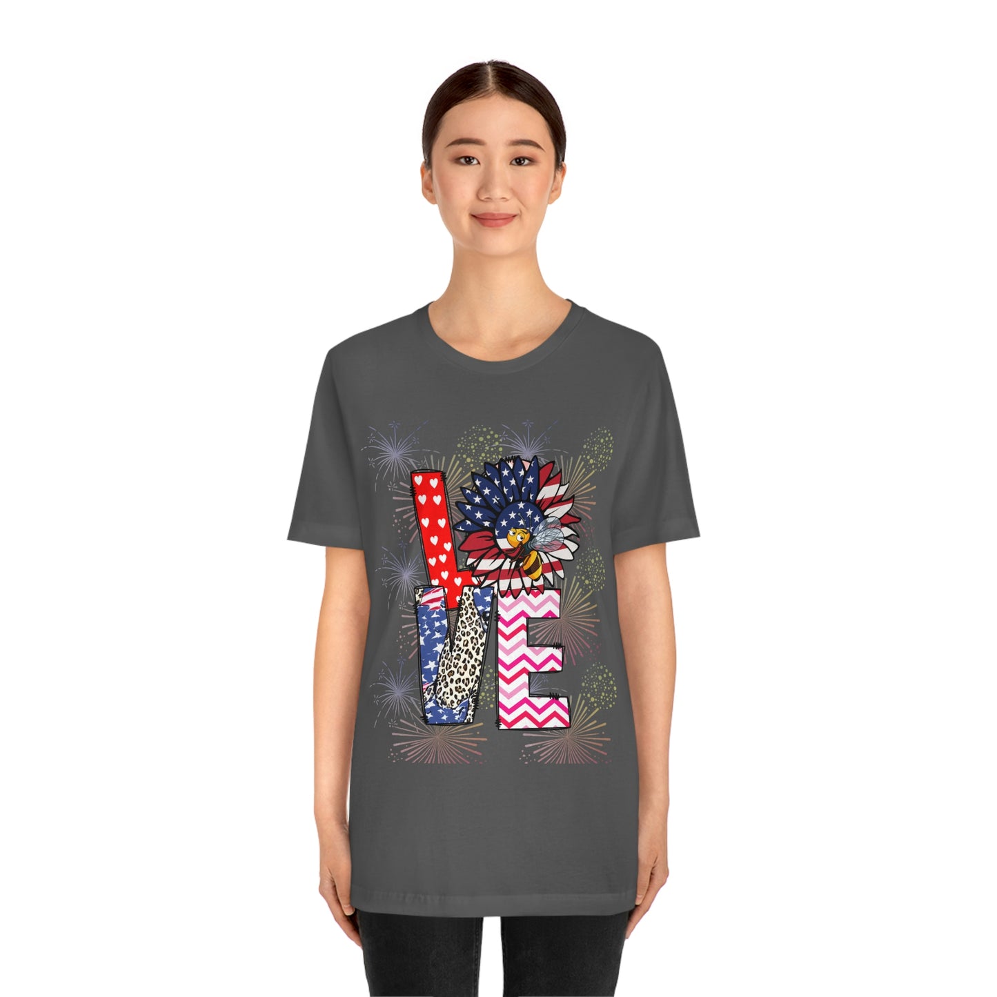 4th of July, America's Day, USA, Short Sleeve Tee