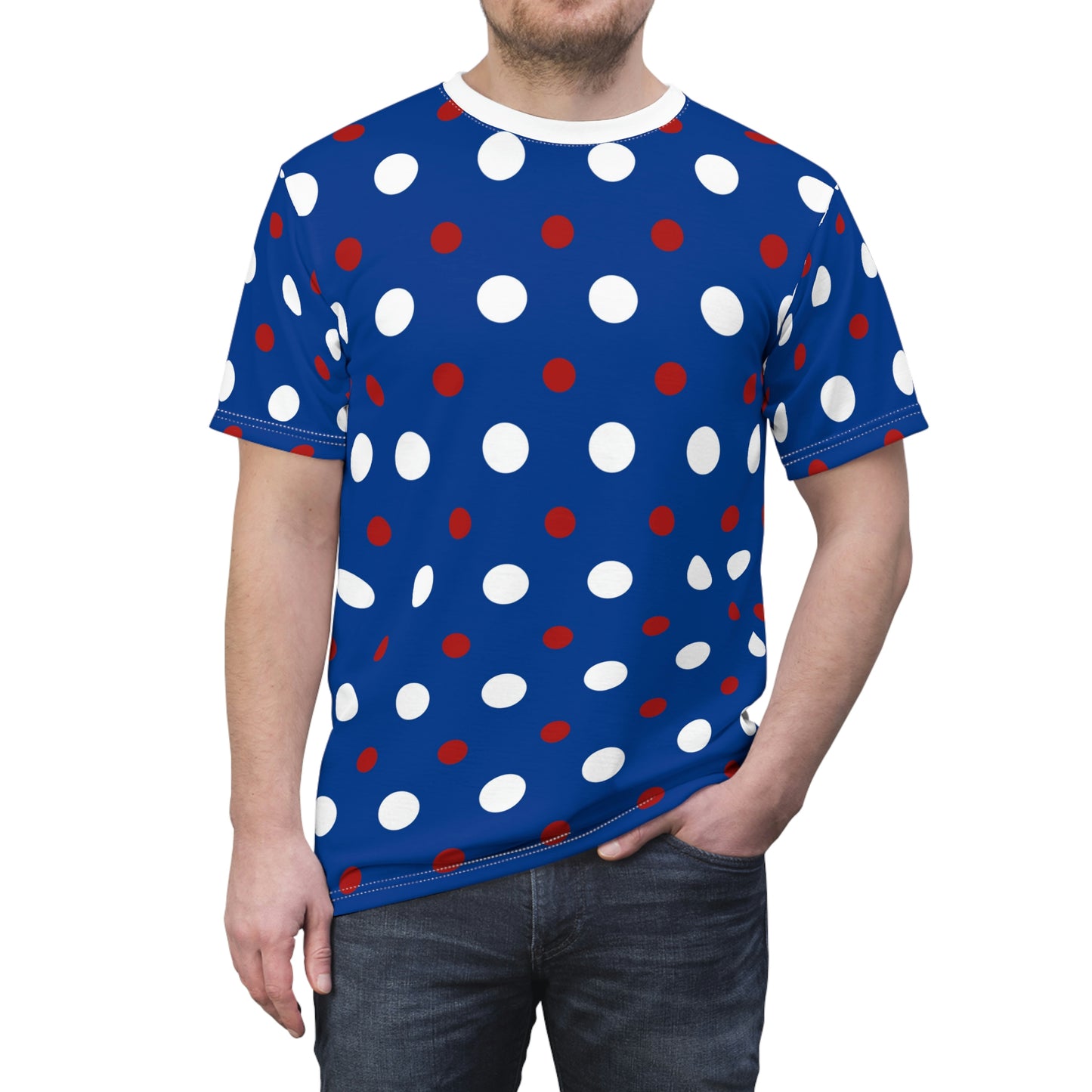 4th of July Style, Abstract Style,  Unisex Cut & Sew Tee