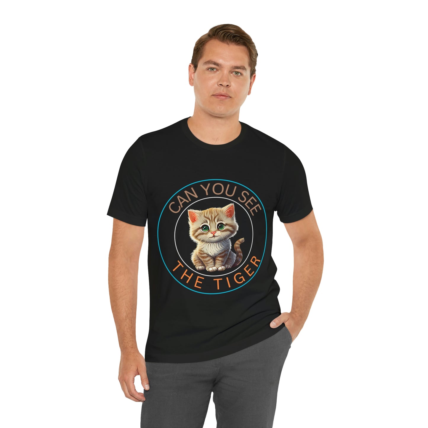 Cute Cat Style, Unisex Jersey Short Sleeve Tee