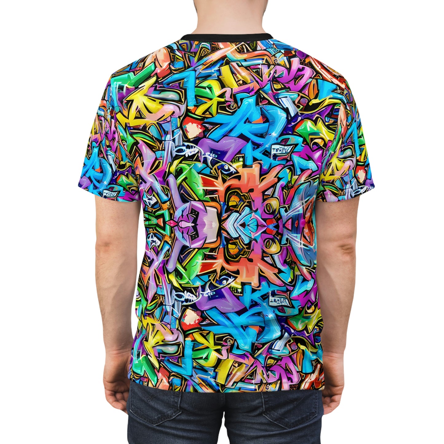 Graffiti Style, Abstract Style,  Unisex Cut & Sew Tee