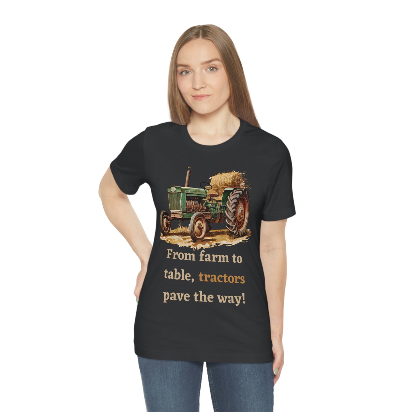 Tractors, Farmer land,  Short Sleeve Tee