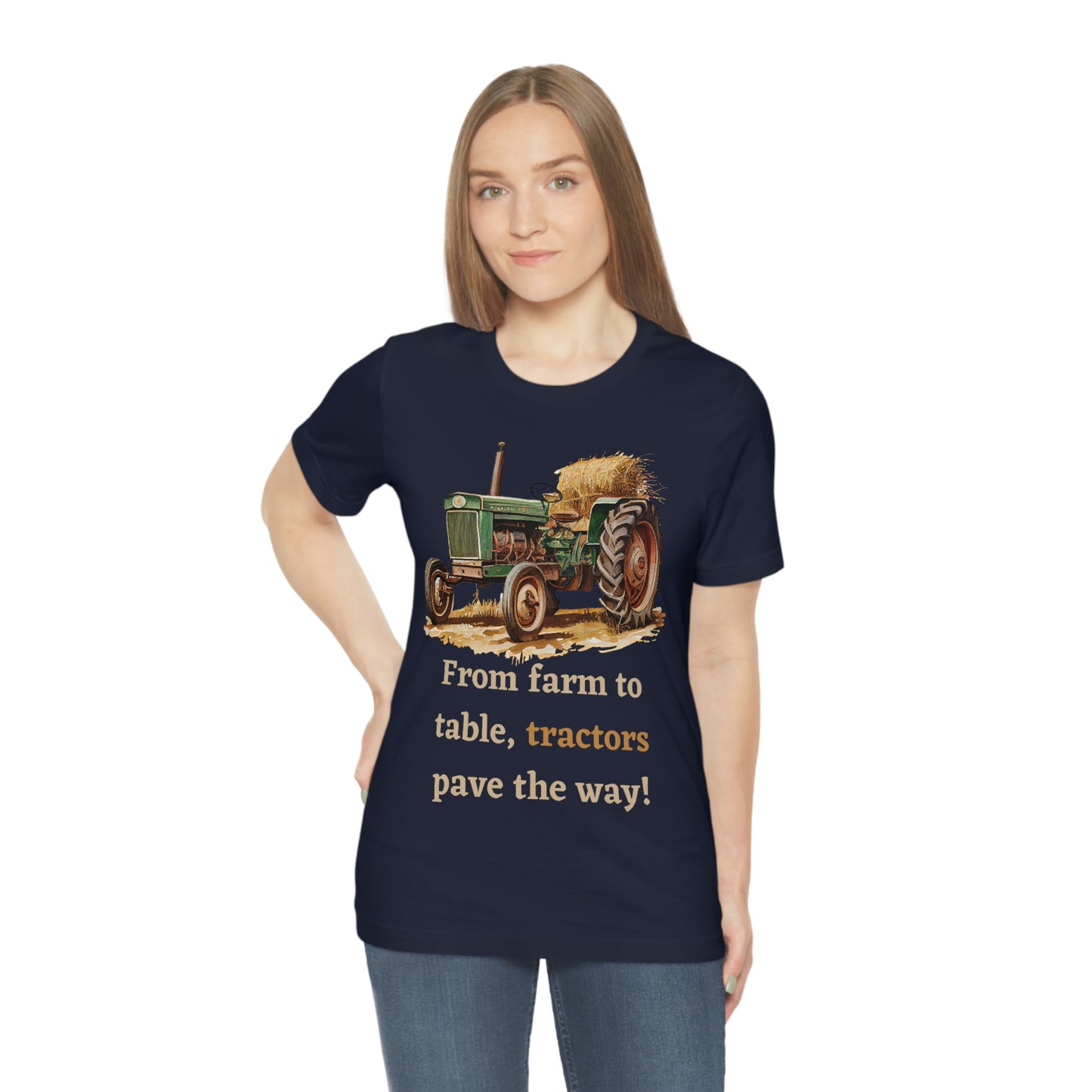 Tractors, Farmer land,  Short Sleeve Tee