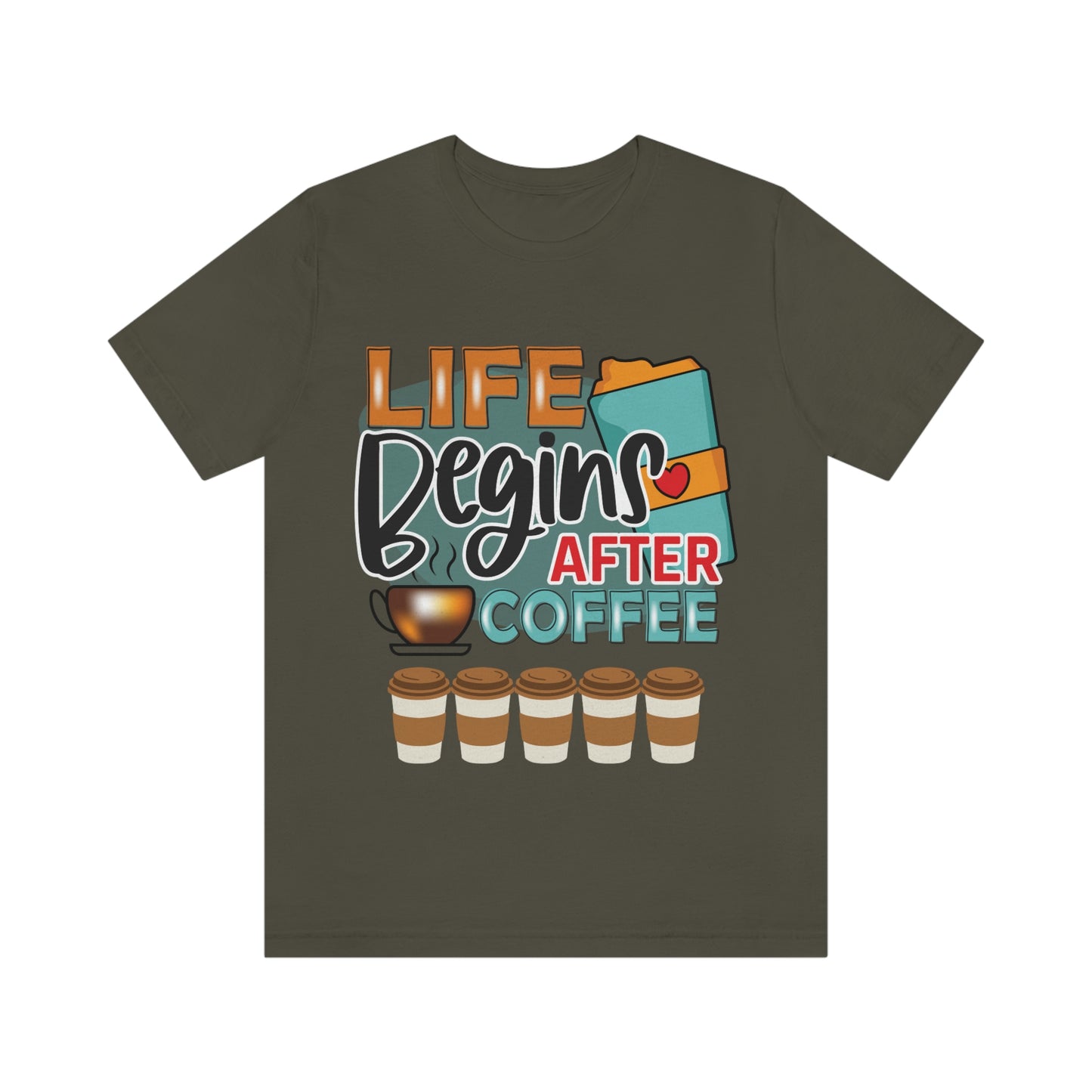 Coffee Time, Coffee Lovers,  Short Sleeve Tee