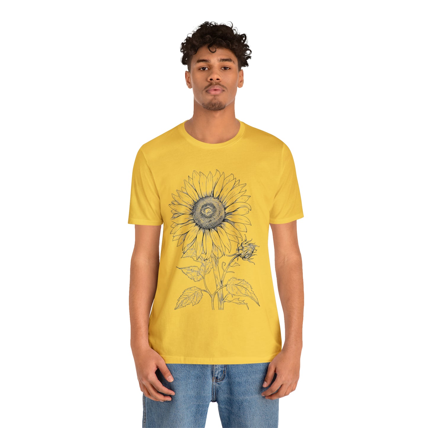 Sunflower Style, Summer Style,  Unisex Jersey Short Sleeve Tee